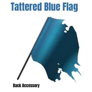 Tattered Blue Flag Toy Code Avatar - In Stock - Fast Delivery ( 5mins - 12H Max )
