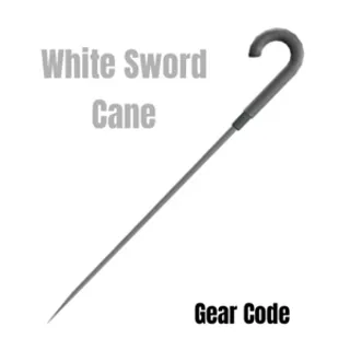White Cane Sword Toy Code Avatar - In Stock - Fast Delivery ( 5mins - 12H Max )