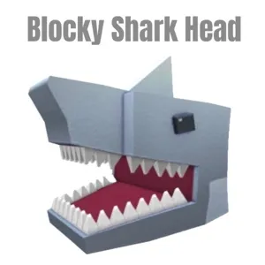 Blocky Shark Head Toy Code Avatar - In Stock - Fast Delivery ( 5mins - 12H Max )