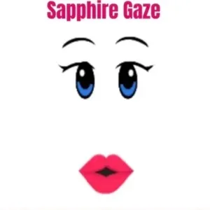 Sapphire Gaze Face Toy Code Avatar - In Stock - Fast Delivery ( 5mins - 12H Max )