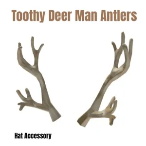 Toothy Deer Man Antlers Toy Code Avatar - Delivered in 12hr - 36hr ( Not Instant )