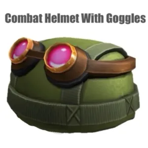 Combat Helmet With Goggles Toy Code Avatar - In Stock - Fast Delivery ( 5mins - 12H Max )