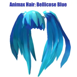 Animax Hair: Bellicose Blue Virtual Item Toy Code Avatar - In stock - Fast Delivery 