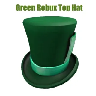 Green Rbux Top Hat Toy Code Avatar - In stock - Fast Delivery ( 5mins - 12H Max ) 