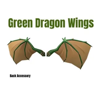 Green Dragon Wings Toy Code Avatar - In Stock - Fast Delivery ( 5mins - 12H Max )