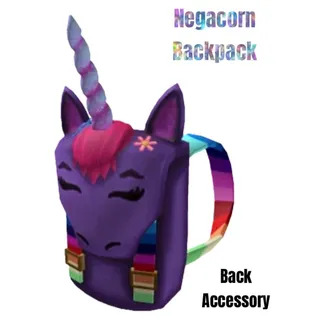 Negacorn Backpack Toy Code Avatar - Delivered in 1hr - 30hr ( Not Instant)
