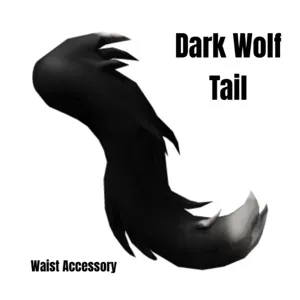 Dark Wolf Tail Toy Code Avatar - In Stock - Fast Delivery ( 5mins - 12H Max )