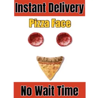 Pizza Face Toy code Avatar - Instant Delivery 