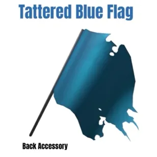 Tattered Blue Flag Toy Code Avatar - In Stock - Fast Delivery ( 5mins - 12H Max )