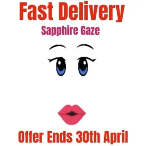 Sapphire Gaze Face Toy Code Avatar - In Stock - Fast Delivery 