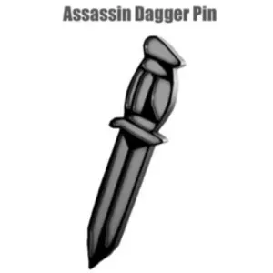 Assassin Dagger Pin Toy Code Avatar - Instant Delivery 