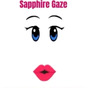 Sapphire Gaze Face Toy Code Avatar - In Stock - Fast Delivery ( 5mins - 12H Max )