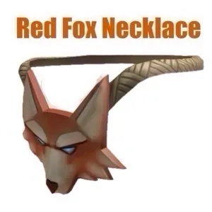 Red Fox Necklace Toy Code - Instant Delivery 