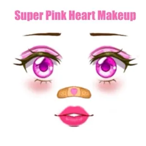 Super Pink Heart Makeup Face Toy Code - In Stock - Fast Delivery ( 5mins - 12H Max )