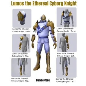 Lumos the Ethereal Cyborg Knight Toy Bundle Code Avatar - Delivered in 1hr - 30hr ( Not Instant)