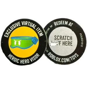 Heroic Hero Visor & Bonus Virtual Item Toy Code - In Stock - Fast Delivery 