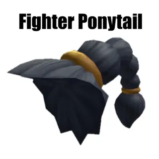 Fighter Ponytail Virtual Item Toy Code - In Stock - Fast Delivery 