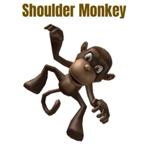 Shoulder Monkey Toy Code Avatar - In Stock - Fast Delivery ( 5mins - 12H Max )