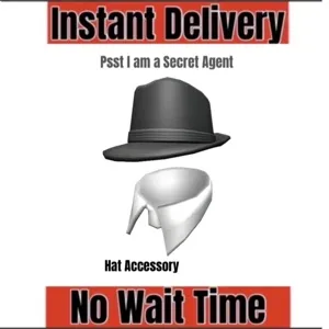 Psst I am a Secret Agent Toy Code Avatar - Instant Delivery 