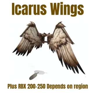 Icarus Wings Toy Code Avatar Plus RBX - Instantly Delivered