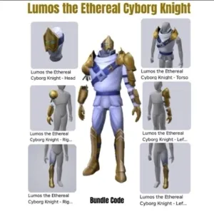 Lumos the Ethereal Cyborg Knight Toy Bundle Code Avatar - In Stock - Fast Delivery ( 5mins - 12H Max )