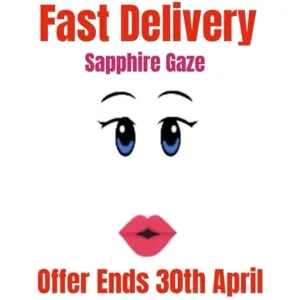 Sapphire Gaze Face Toy Code Avatar - In Stock - Fast Delivery 