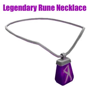 Legendary Rune Necklace Virtual Item Toy Code