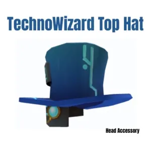 TechnoWizard Top Hat Toy Code Avatar - In Stock - Fast Delivery ( 5mins - 12H Max )