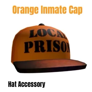Orange Inmate Cap Toy code Avatar - Instant Delivery 