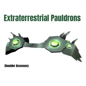 Extraterrestrial Pauldrons Toy Code Avatar - In Stock - Fast Delivery ( 5mins - 12H Max )