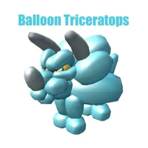 Balloon Triceratops Virtual Item Toy Code Avatar