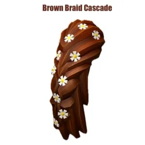 Brown Braid Cascade Virtual Item Toy Code