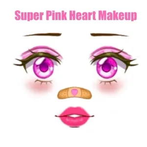Super Pink Heart Makeup Face Toy Code - In Stock - Fast Delivery 