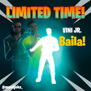 Fortnite Baila Emote Vini Jr. Vivo
