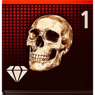 Gold skull