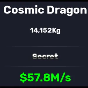 57.8M/s | Cosmic Dragon | Steal An Egg