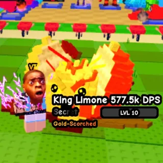 577K DPS | 4KG | Gold - Scorched Semi Huge King Limone