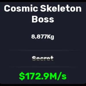 172.9M/s | Cosmic Skeleton Boss| Steal An Egg
