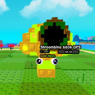 660K DPS Gold - Neon Shroombino | LVL 10