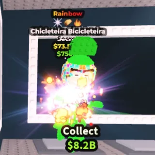 73.5M\s Rainbow Chicleteira Bicicleteira | 3 Traits