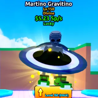 5.23/s | Lucky Martino Gravitino | Escape Tsunami For Brainrots | Max Level