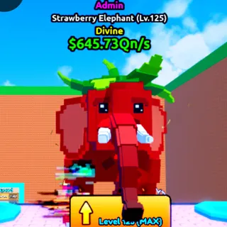 645.73Qn/s | Admin Strawberry Elephant | Escape Tsunami For Brainrots