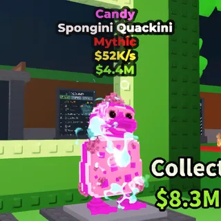 Candy Spongini Quackini |  Super Rare For Collectors