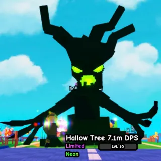 7.1m DPS | Limited Neon Hallow Tree