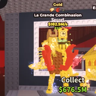 102.5M/s | Gold La Grande Combinasion | 3 Traits