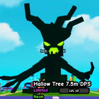 7.5m DPS | Limited Neon Hallow Tree