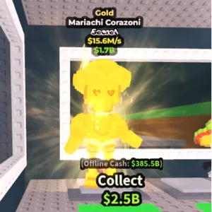 15.6M/s Gold Mariachi Corazoni