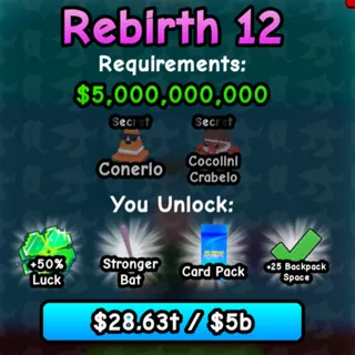 Rebirth 12 Conerio + Cocolini Crabelo