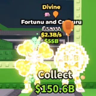 2.3B/s | Divine Fortunu and Cashuru | 2 Traits | Super Rare