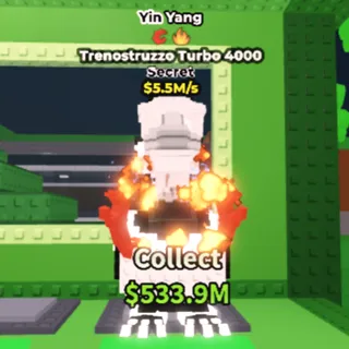 Yin Yang Trenostruzzo Turbo 4000 | 2 Traits | Super Rare For Collectors